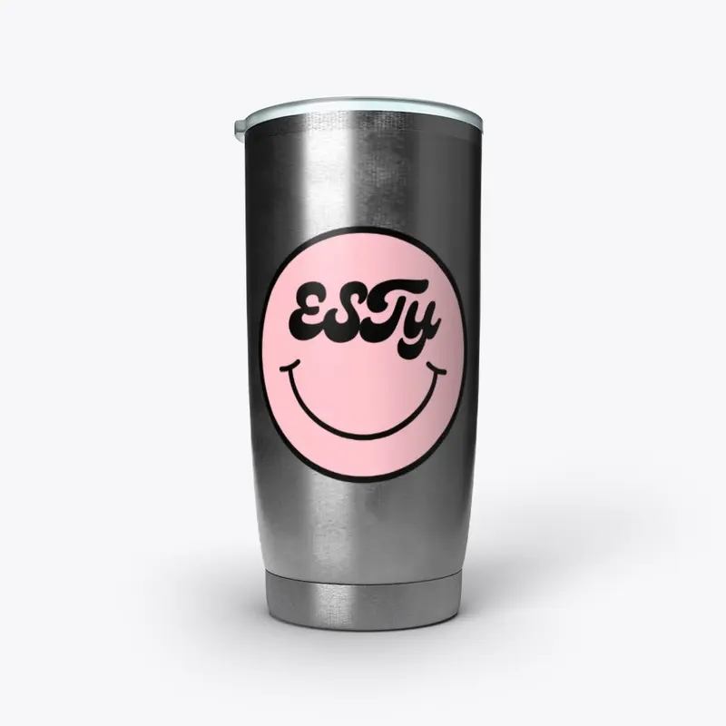 SMILEY ESTY STAINLESS TUMBLER