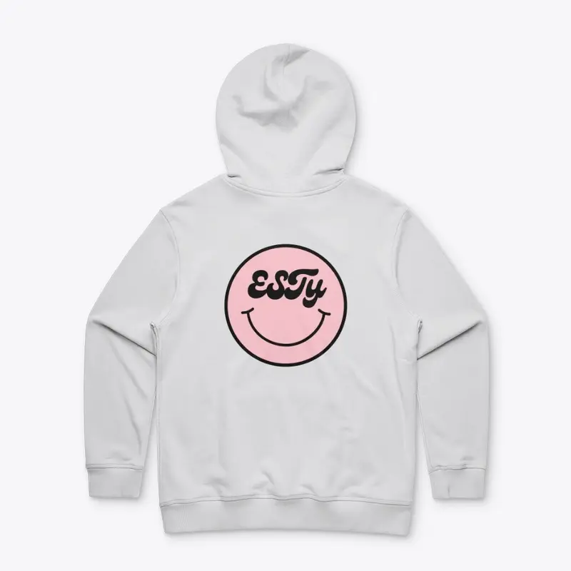 SMILEY ESTY HOODIE-PINK